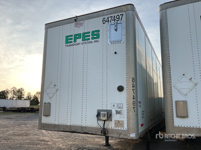 2017 Wabash DVCVHPC 53 ft x 102 in T/A Van Trailer