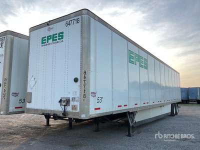 2018 Wabash DVCVHPC 53 ft x 102 in T/A Van Trailer