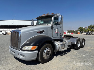 2012 Peterbilt 386 6x4 T/A Day Cab Truck Tractor