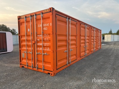 2025 40 ft High Cube Multi-Door Contenedor de almacenamiento