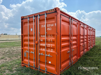 2025 40 ft High Cube Multi-Door Storage Container