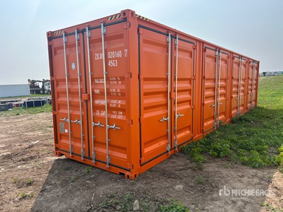 2025 40 ft High Cube Multi-Door Storage Container