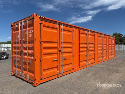 2025 40 ft High Cube Multi-Door Storage Container