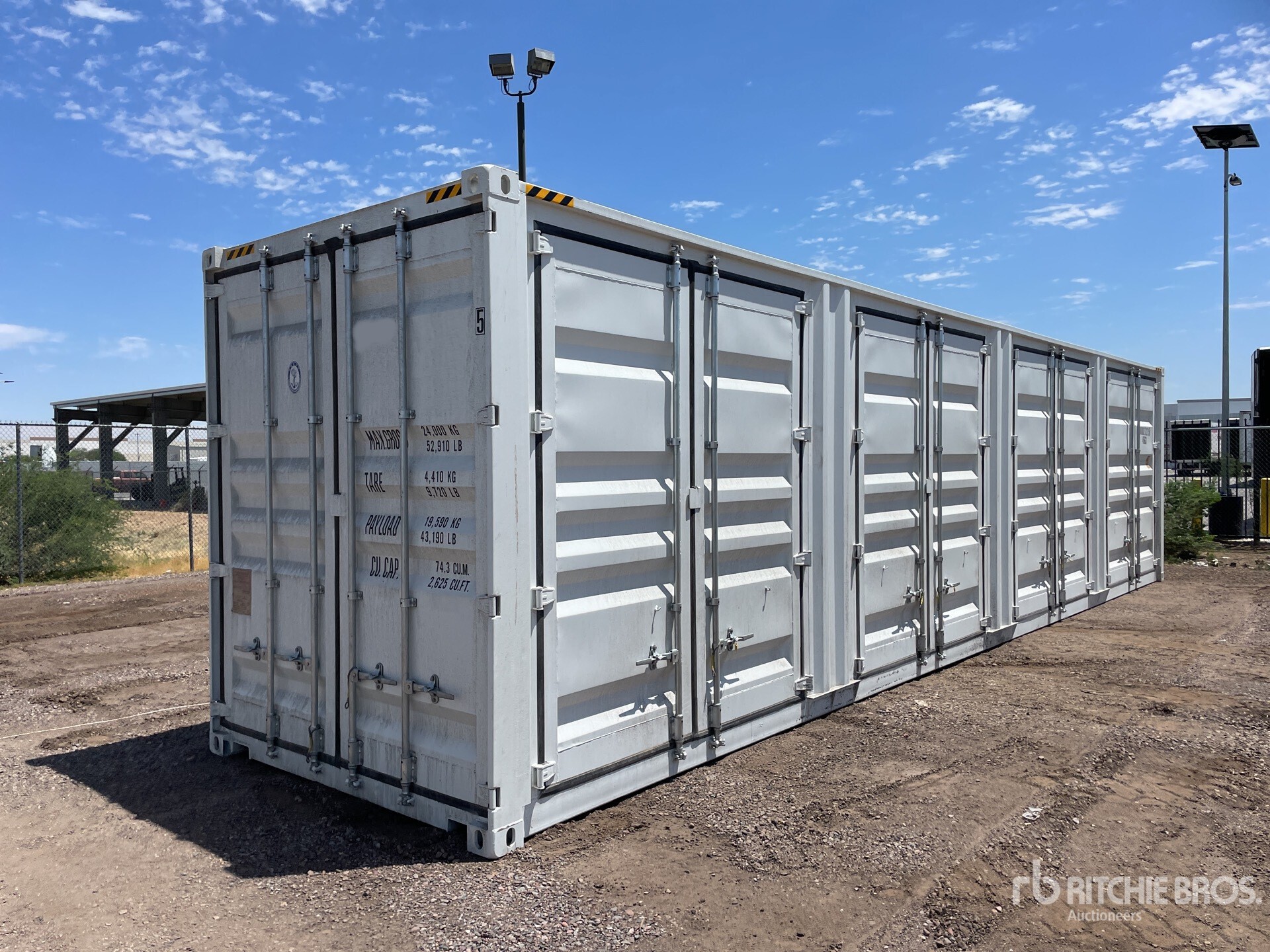 2025 40 ft High Cube Multi-Door Storage Container