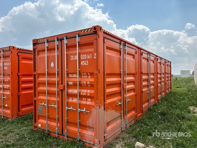 2025 40 ft High Cube Multi-Door Storage Container