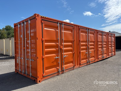 2025 40 ft High Cube Multi-Door Storage Container