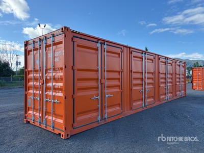 2025 40 ft High Cube Multi-Door Contenedor de almacenamiento