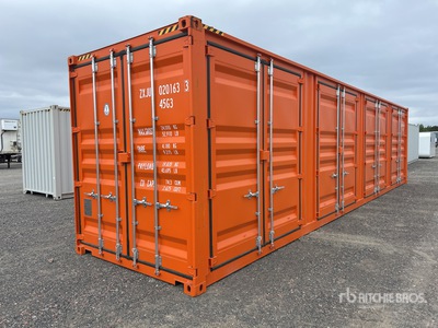 2025 40 ft High Cube Multi-Door Storage Container