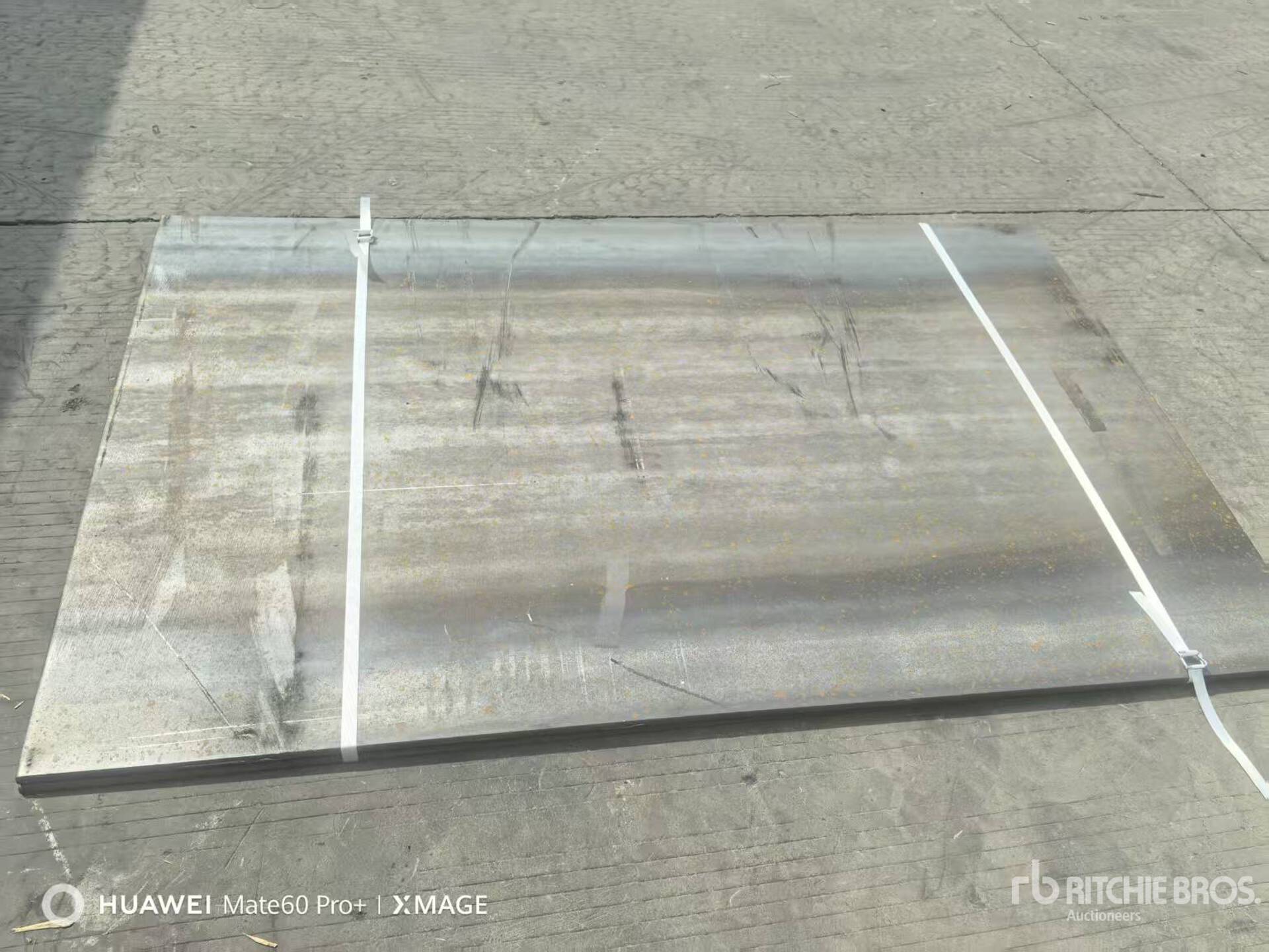 Quantity of (2) 2025 AGT 5 ft x 8 ft (.75 in Thick) Steel Plates (Unused)