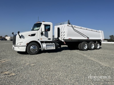 2018 Peterbilt 579 8x4 Tri/A Dump Truck