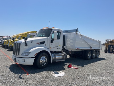 2018 Peterbilt 579 8x4 Tri/A Dump Truck