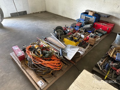 Quantity of (3) Pallets of Assorted Shop Tools