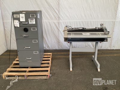(1) GBC Discovery-80 Laminator & (1) Filing Cabinet Safe