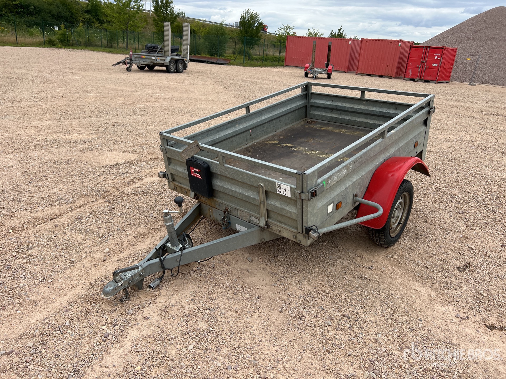 750 kg S/A S/A Remorque Equipment Trailer