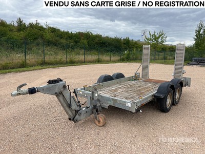 Ecim 2AF350 T/A Remorque 2 Essieux Plant Trailer