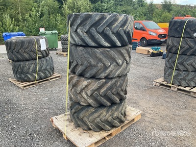 Quantity of (4) Starco AS Dumper/Loadall 405/70-20 Pneus