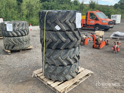 Quantity of (4) Mitas Loadall 405/70-20 Tires