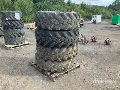Quantity of (4) JCB Site Master 15.5-25 Tyres