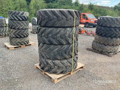 Quantity of (4) Alliance Toughtrac Loadall 400/80-24 Pneus