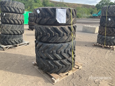Quantity of (4) 400/80R24 Alliance Toughtrac Loadall 400/80-24 Pneus