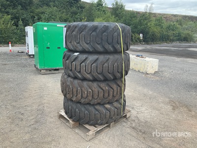 Quantity of (4) Goodyear Loadall 15.5R25 Tires