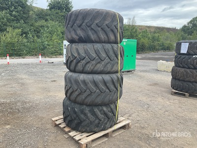 Quantity of (4) Starco AS Dumper 9 Ton 500/60-22.5 Tires
