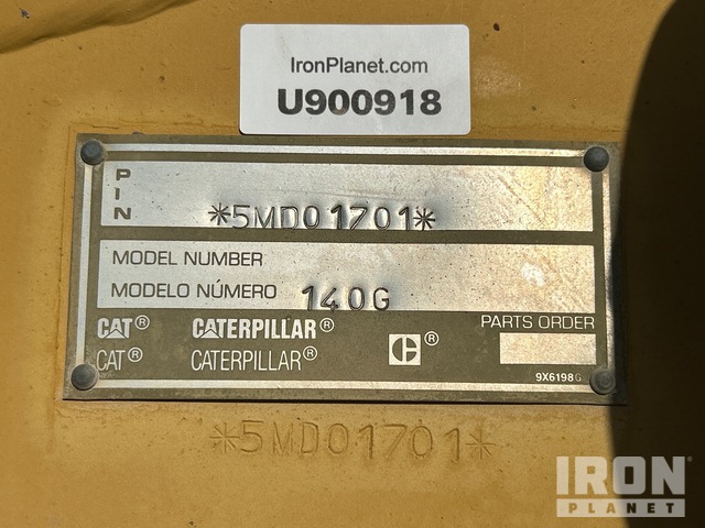 MOTOCONFORMADORA CATERPILLAR 140G 1992