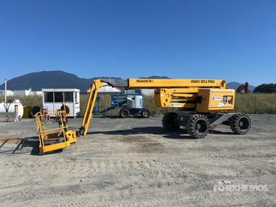 2017 Haulotte HA61 RTJPRO 4WD Dual Fuel Articulating Boom Lift