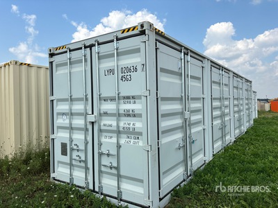 2025 40 ft High Cube Multi-Door Storage Container