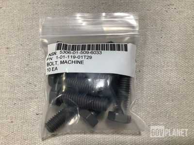 (10) United Titanium 1-01-119-01T29 Machine Bolts