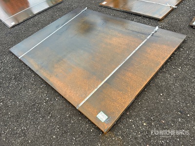 Quantity of (2) AGT 5 ft 11 in x 7 ft 11 in (0.5 in Thick) 鋼 (Unused)