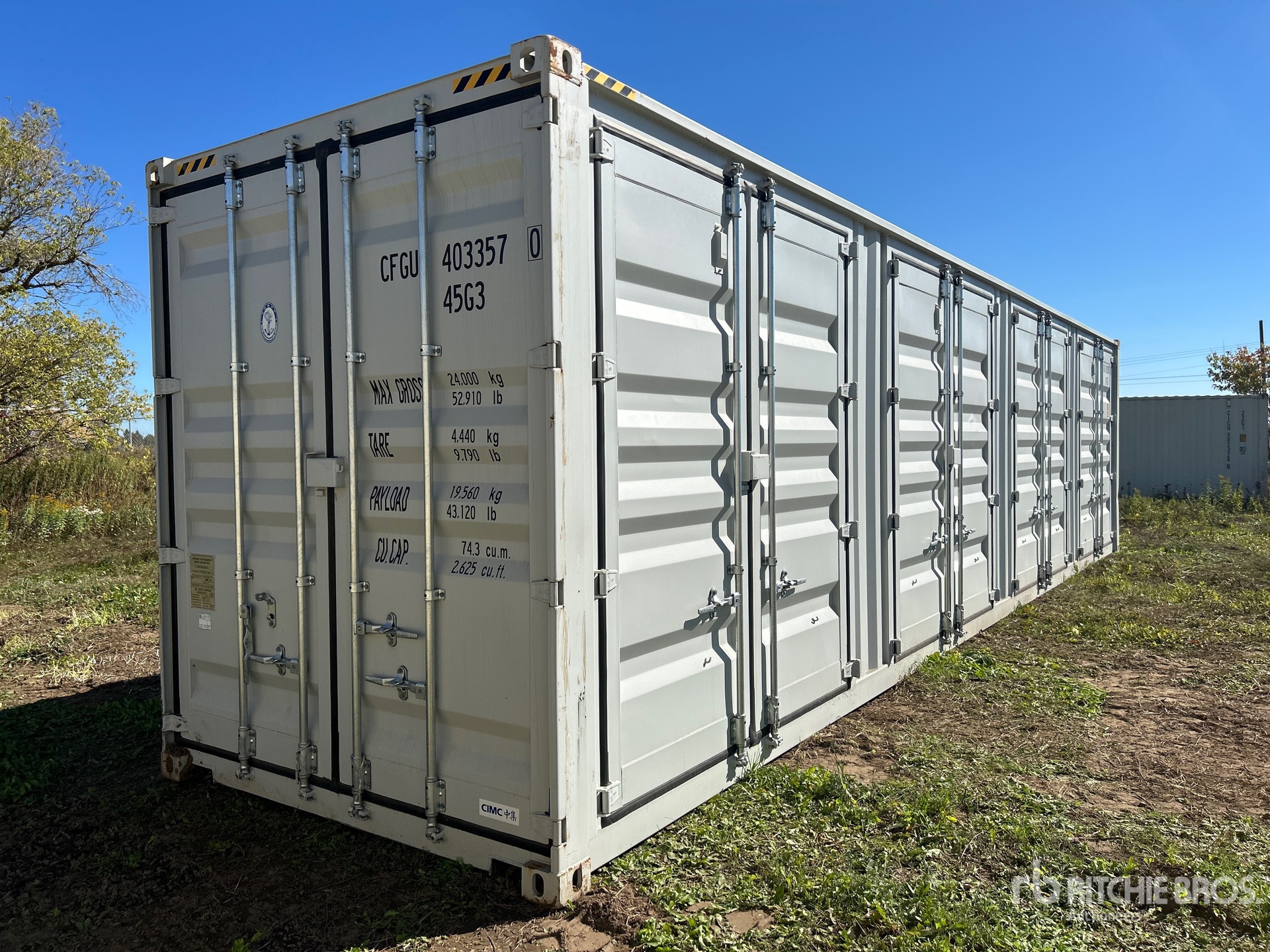 2024 40 ft High Cube Multi-Door Storage Container