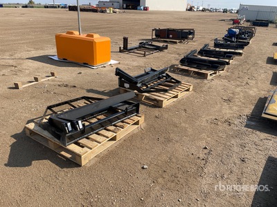 Quantity of (6) 2025 Mower King SA 48 in Kompaktladergabeln (Unused)