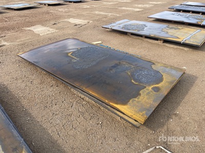 Quantity of (2) 2025 AGT 5ft x 10ft Stahlplatten (Unused)