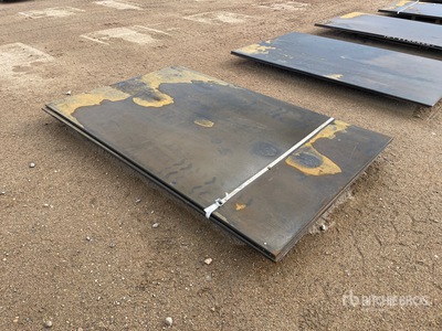 Quantity of (2) 2025 AGT 5ft x 8ft Stahlplatten (Unused)