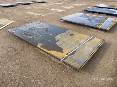 Quantity of (2) 2025 AGT 5ft x 10ft Stahlplatten (Unused)