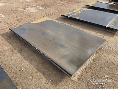 Quantity of (2) 2025 AGT 5ft x 8ft Steel Plates (Unused)