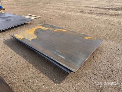 Quantity of (2) 2025 AGT 5ft x 8ft Stahlplatten (Unused)