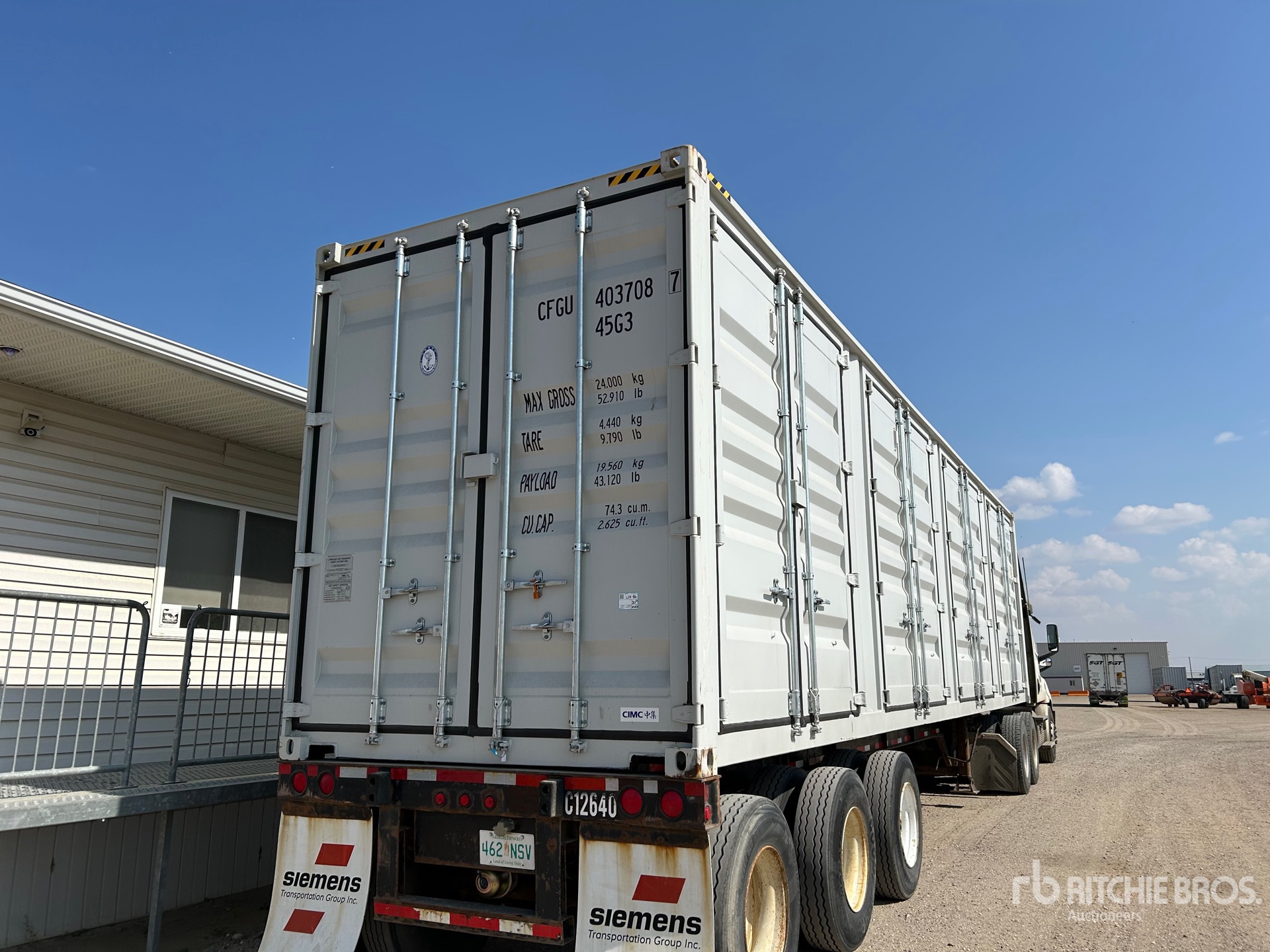 2025 40 ft One-Way High Cube Multi-Door Storage Container