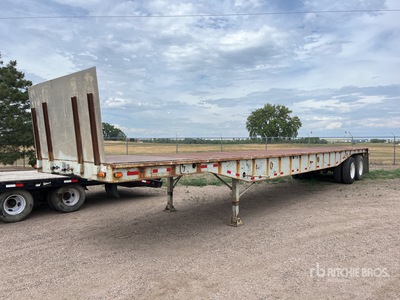 1973 Timpte 44 ft T/A Remolque caja abierta