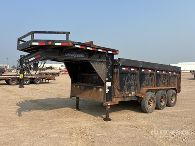 2014 Load Trail 24 ft Tri/A Gooseneck Remolque Bañera Ligero