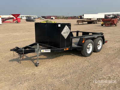 2003 Saturn 8 ft T/A Utility Trailer