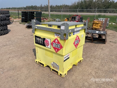 Transcube 1000 L Skid Mounted Steel Fuel Tank