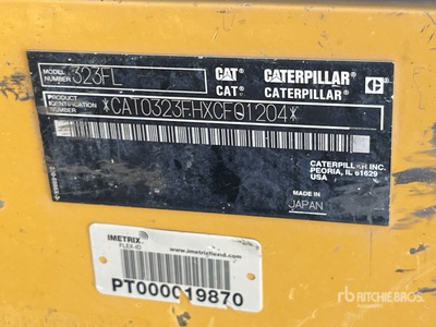 2016 Cat 323F L Rupsgraafmachine