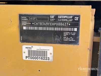 2016 Cat 349F L Excavadora de Cadenas