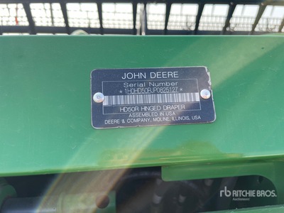 2023 John Deere HD50R 50 ft Hinged Draper Combine Header