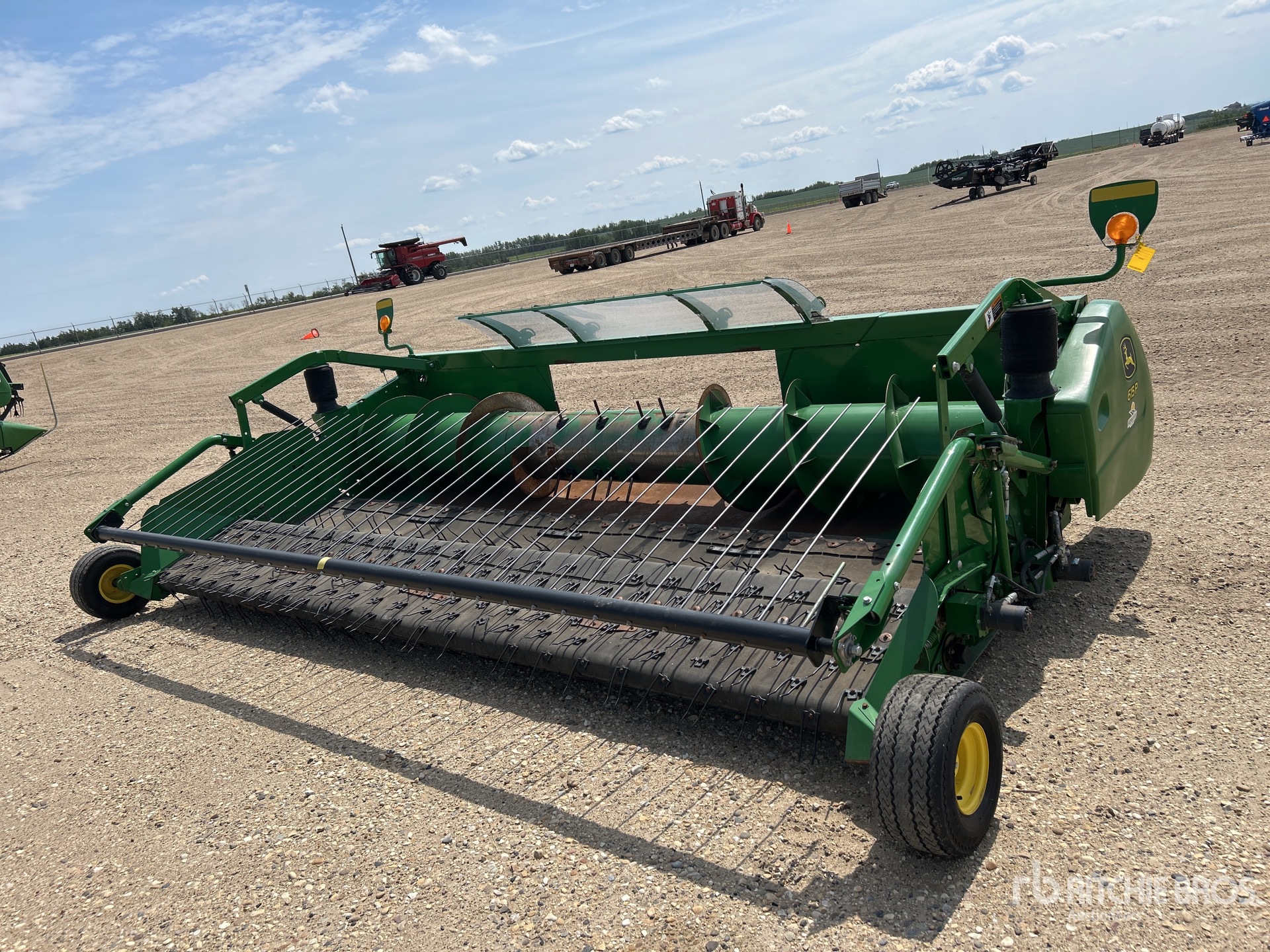 2015 John Deere 615P 15 ft maaikop aanhanger