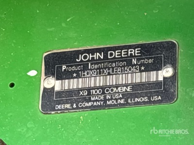 2021 John Deere X9 1100 4x4 Mähdrescher