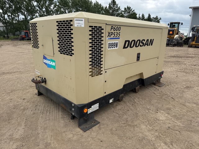 2013 Doosan P600 Skid-Mounted Air Compressor