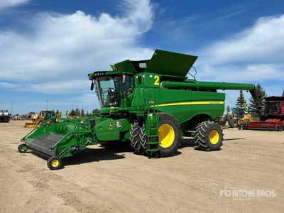 2017 John Deere S680 حصادة مجمعة